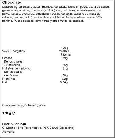 Calendario de adviento con chocolates de Lindt Teddy 170g