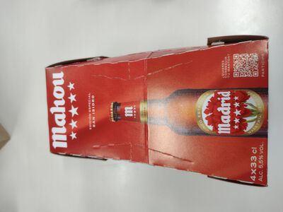 Cerveza Rubia Mahou 33cl