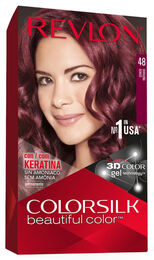 Tinte de cabello sin amoníaco Revlon Colorsilk nº 48 borgoña