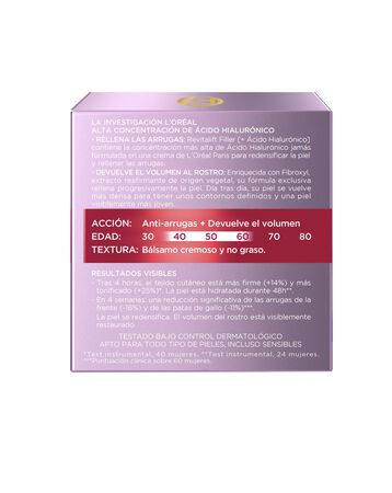 Crema facial de d&iacute;a L'Or&eacute;al revitalift 50ml filler