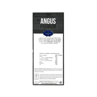 Burguer meat de Añojo Angus 150g x 4 unidades