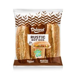 Pan hot dog rústico Dulcesol 330g