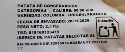 Patata gourmet malla 2,5kg