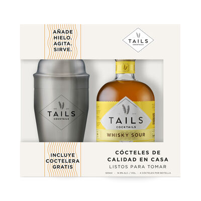 Whisky Tails Sour 50cl + coctelera
