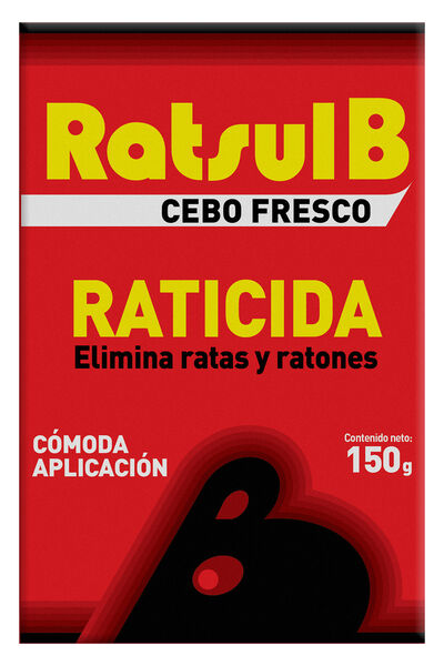 Insecticida Cebo Ratsul B 150G Roedores