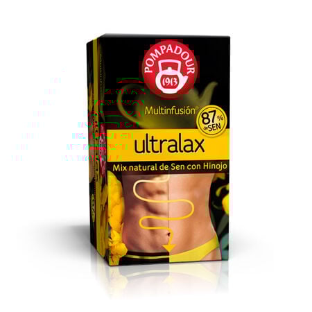 Infusión Pompadour 20u ultralax mix natural de sen con hinojo