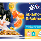 Comida húmeda gato Félix Sensation pescados pack 4