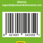 Estropajo fibra Lanta 4 unidades verde