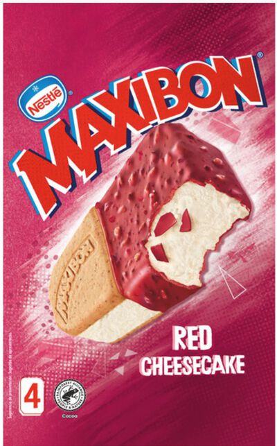 Nestlé maxibon red cheesecake 4x140 ml