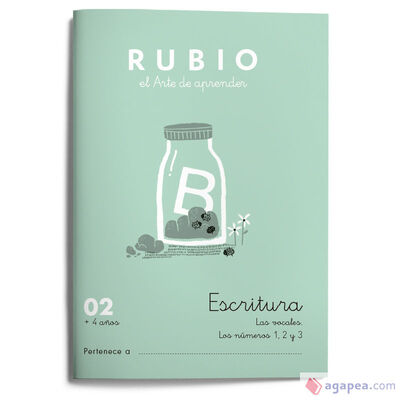 Cuaderno Escritura Rubio Nº02