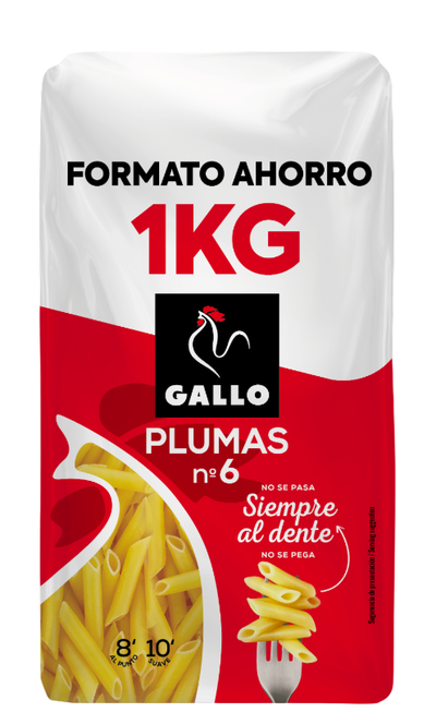 Plumas gallo número 6 de 1 kilogramo