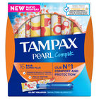 Tampón con aplicador Tampax Pearl compak 16 uds super plus