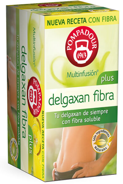 Infusión delgaxan fibra Pompadur 20 Uds