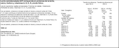 Leche Pascual calcio Movit 1l semidesnatada
