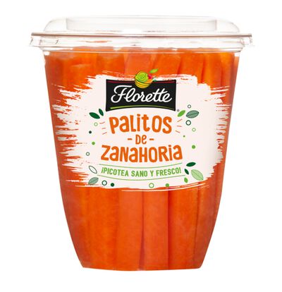 PALITOS FLORETTE ZANAHORIA 165 G