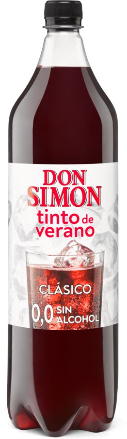 Tinto de verano sin alcohol clásico Don Simón 1,5l