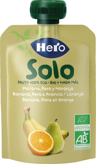 Pouch Hero solo eco frutas desde 4meses 100g