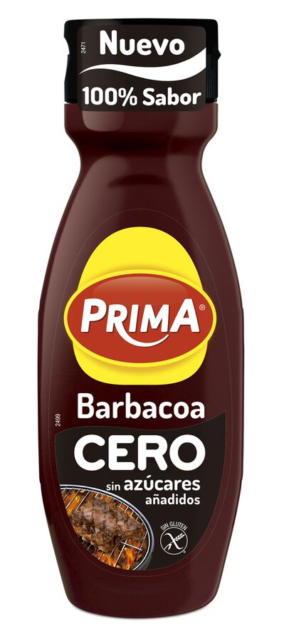 Salsa barbacoa sin azúcares añadidos Prima 300g
