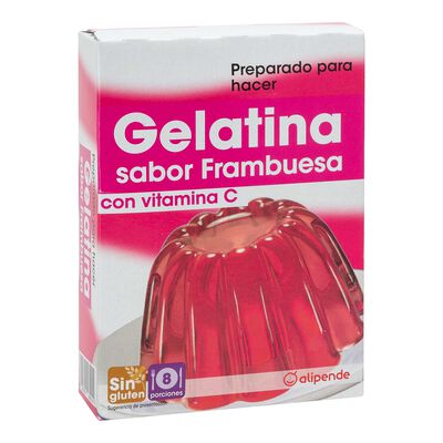Preparado para hacer gelatina de frambuesa Alipende 2 uds 170g