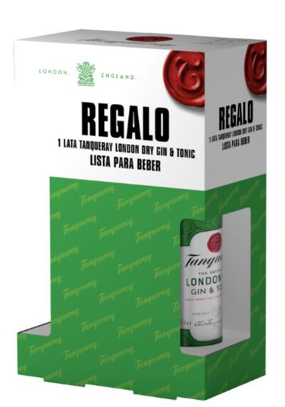 Ginebra Tanqueray 70cl + lata
