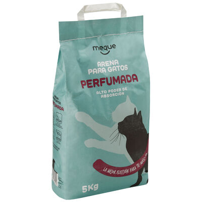 Arena gato Meque perfumada 5kg