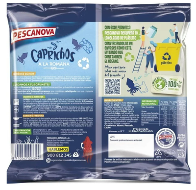 Caprichos a la romana Pescanova 400g