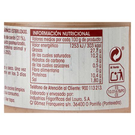 Paté jamon Alipende 160g