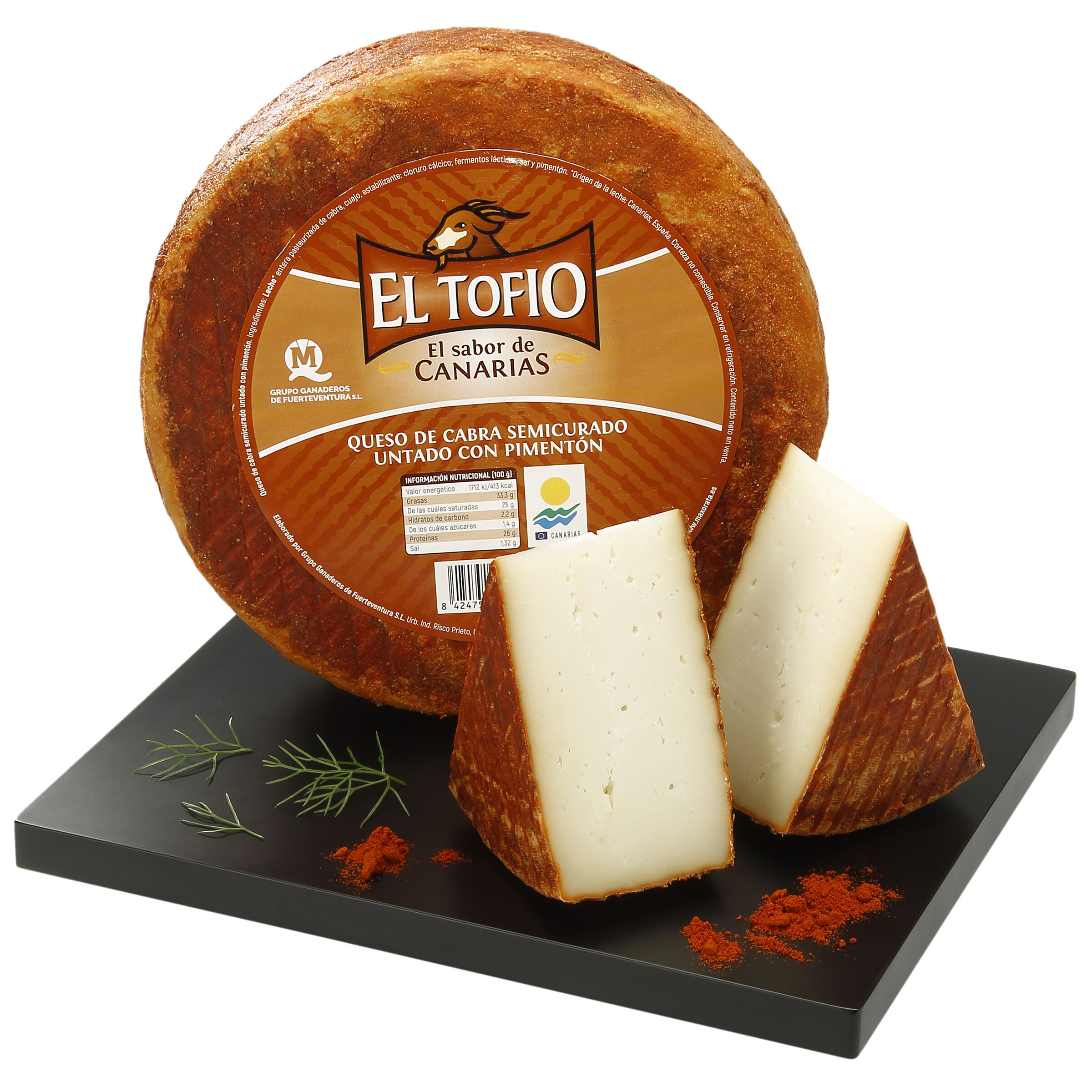 Queso semicurado Canario El Tofio 3,75k
