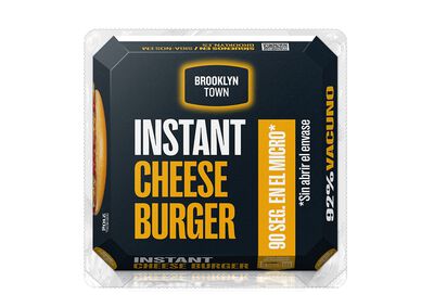 Cheese burguer brooklyng town 92% vacuno 210g