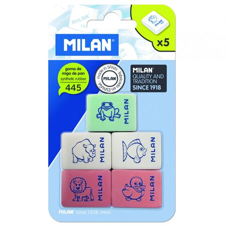 Goma De Borrar Milan 5 Unidades