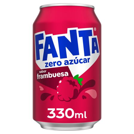 Refresco de frambuesa Fanta Zero 33cl