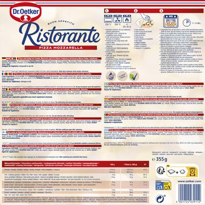 Pizza Ristorante Dr Oetker 335g mozzarella