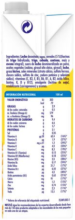 Leche crecimiento Nestlé junior cereales desde 12meses 1l