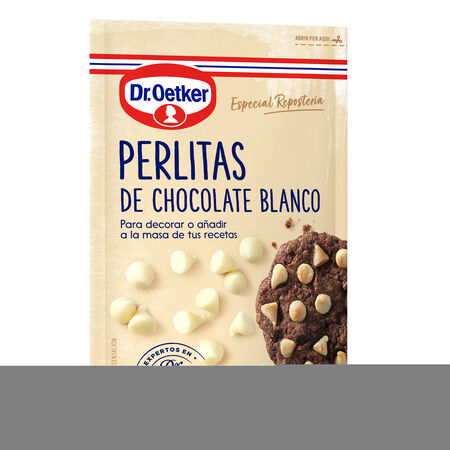 Perlitas Dr Oetker 100g chocolate blanco