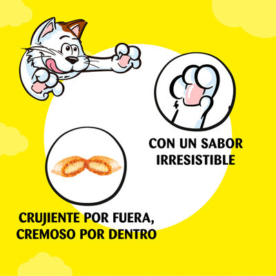 Snack para gato Catisfactions aves a la brasa 55g