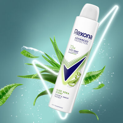 Desodorante en spray 72h Rexona 200ml aloe vera