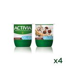 B&iacute;fidus Activia fibra desnatado 0% materia grasa pack 4 muesli
