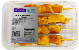 Pincho de pollo amarillo marinado Granja Gourmet 320g
