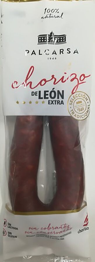 Chorizo de le&oacute;n Palcarsa pieza 325g