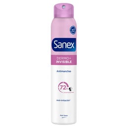 Desodorante spray Sanex Dermo Invisible 72h Antitranspirante 200ml