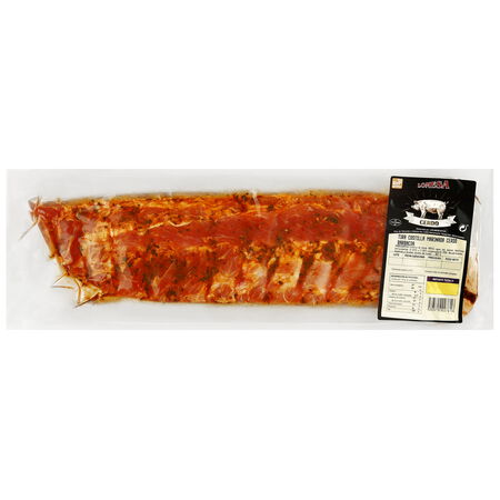 Costilla marinada de cerdo barbacoa 1kg aproximadamente