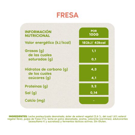 Bebida láctea Danacol colesterol pack 12 fresa