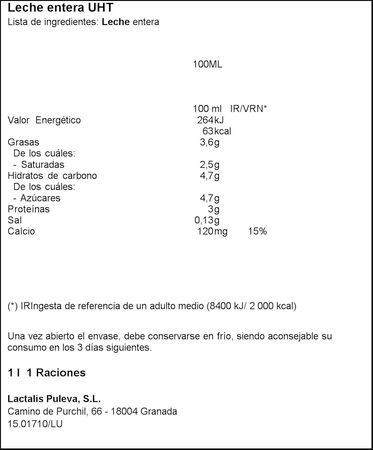 Leche Lauki 1l entera