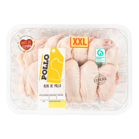 Alas de pollo bandeja Alipende 1,25kg aprox