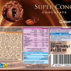 Helado supercono Alipende 4 uds chocolate