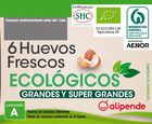 Huevos ecol&oacute;gicos Alipende 6u clase l-xl