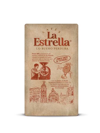 Café molido descafeinado La Estrella 200g mezcla