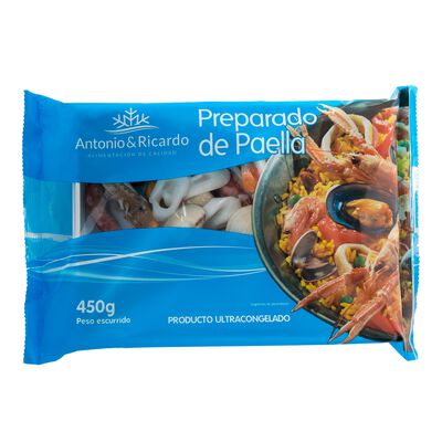 Preparado de paella de marisco Antonio y Ricardo 450g