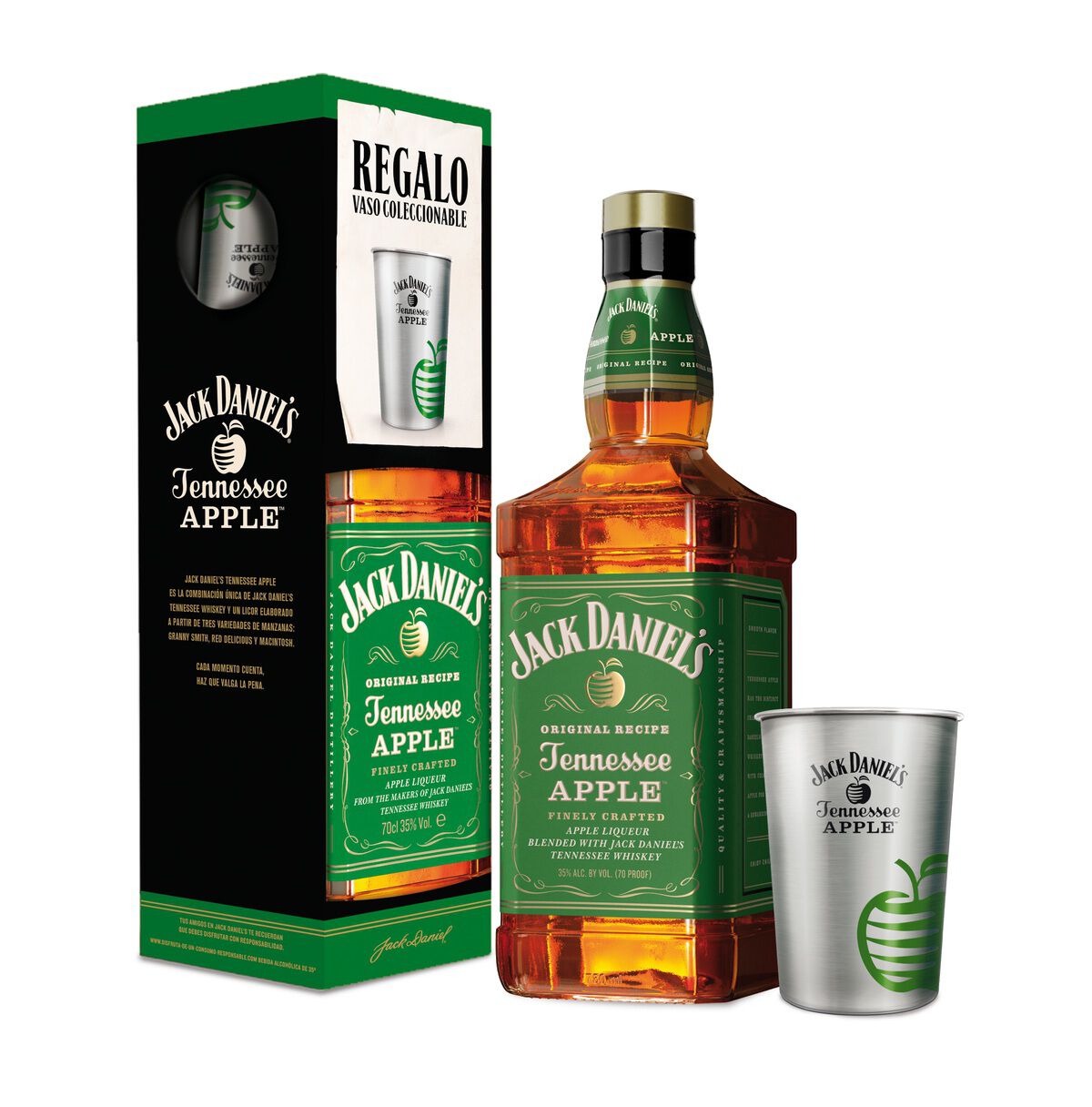 Whisky Jack Daniel's 70cl manzana