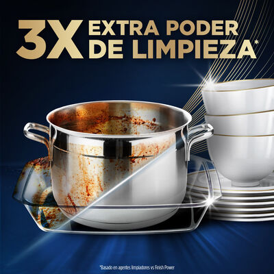 Detergente lavavajillas en pastillas Finish 15+18 unidades Ultimate